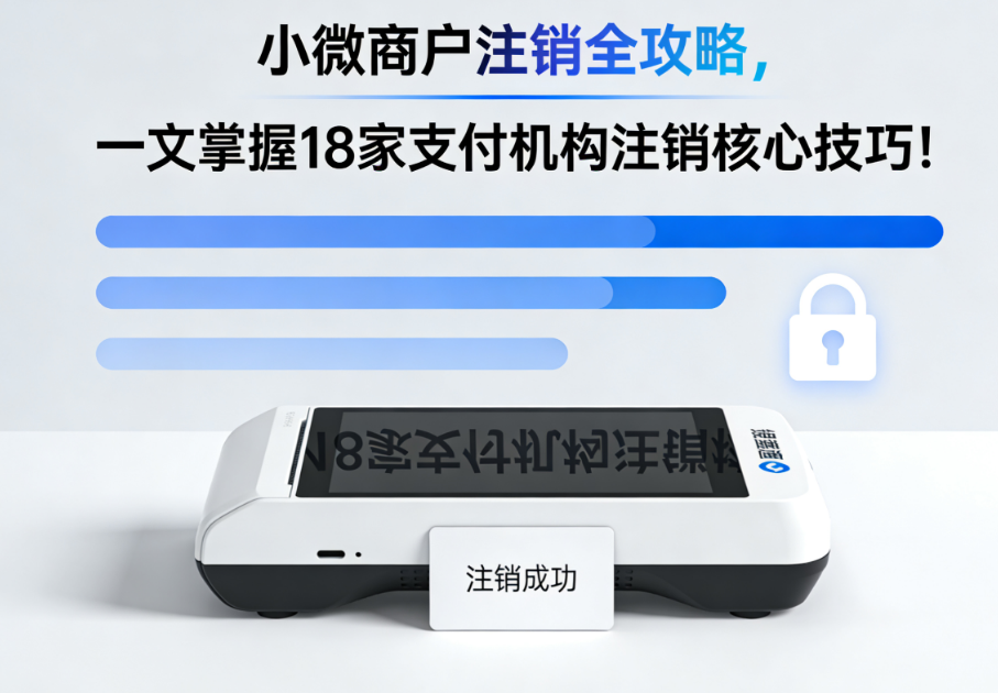 银盛通微智能POS机:小微商户注销全攻略,一文掌握18家支付机构注销核心技巧!