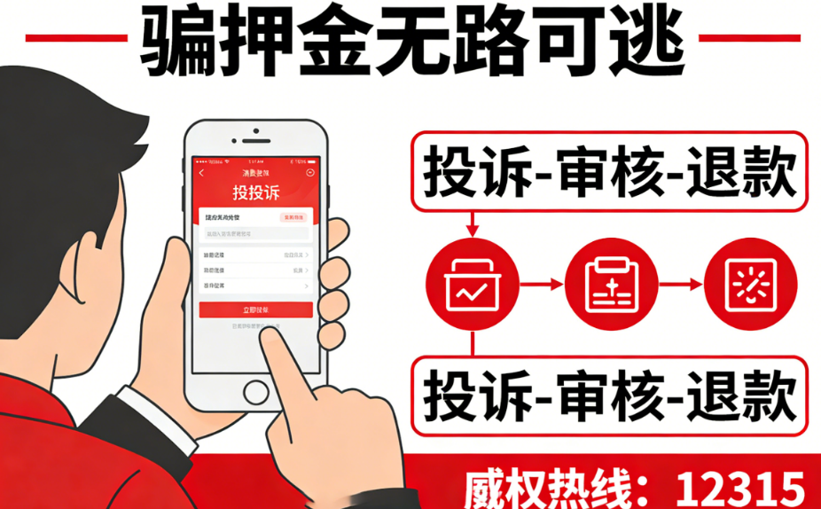 超199元投诉强制退款，骗押金无路可逃？