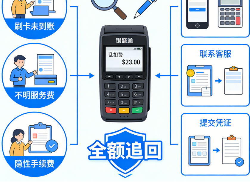 银盛通POS机乱扣费避坑指南：这些隐形收费套路，教你全额追回！