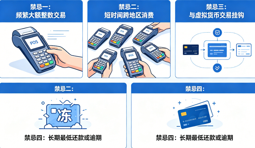 POS机信用卡安全消费指南：避开四大禁忌，防止降额冻结！