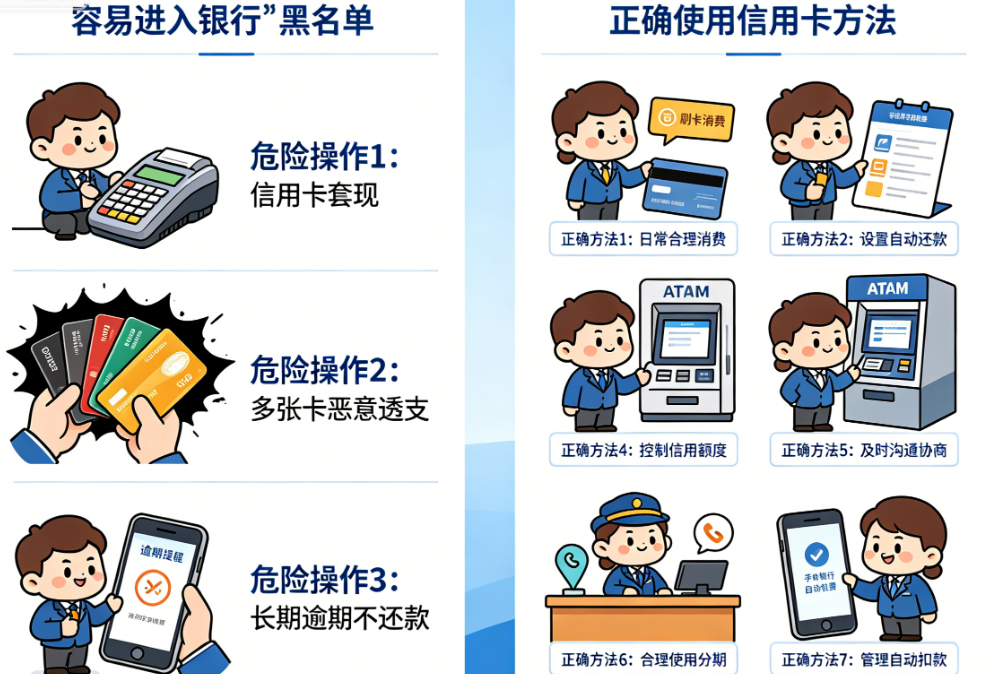 信用卡刷卡避坑指南：这些操作易进银行“黑名单”，7招教你正确用卡！