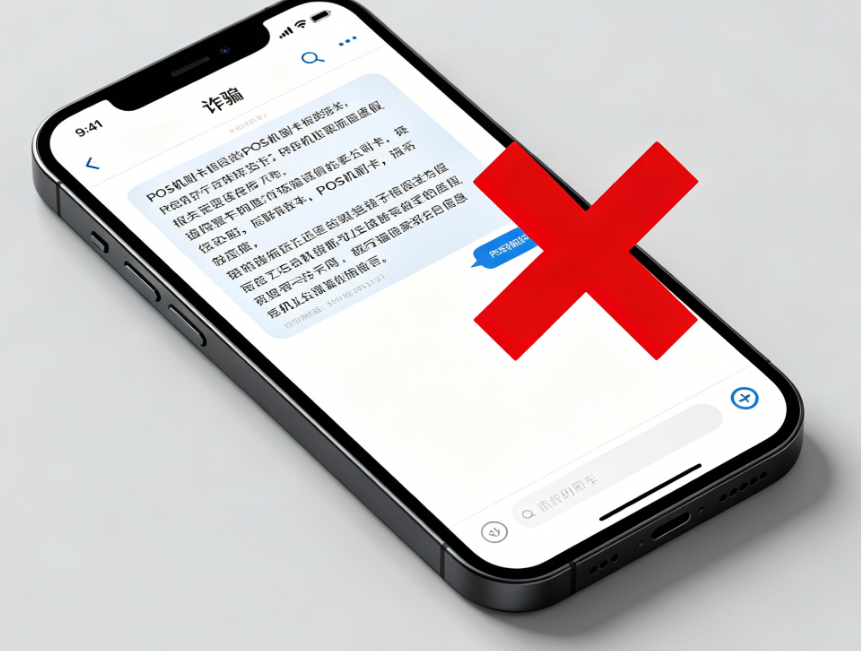 POS机“刷本人卡将被关停”短信是骗局？