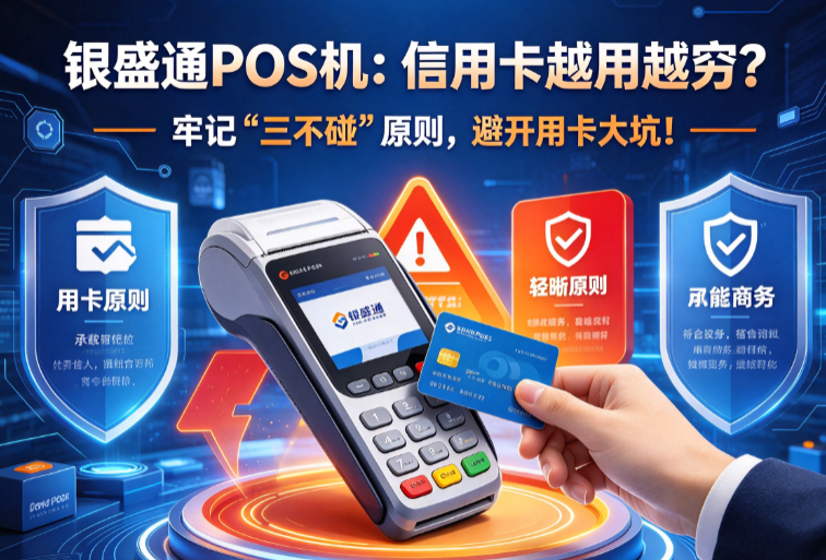 银盛通POS机:信用卡越用越穷?牢记“三不碰”原则,避开用卡大坑!