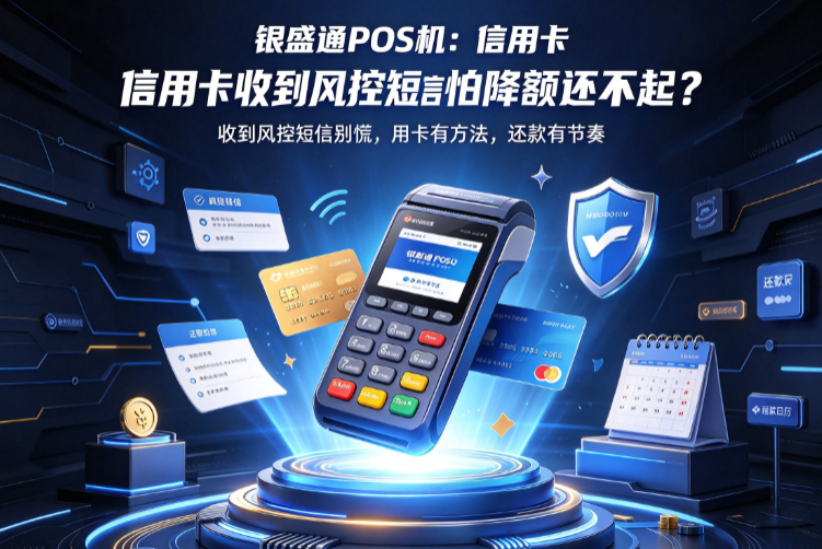 银盛通POS机:信用卡收到风控短信怕降额还不起?